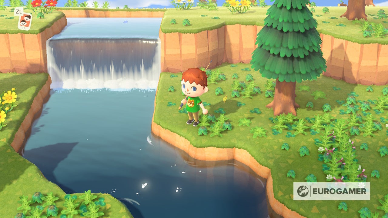Animal Crossing Stringfish How to catch and find the river clifftop
